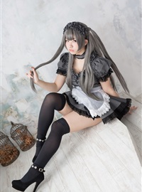 Rabbit play pictorial - black maid(63)